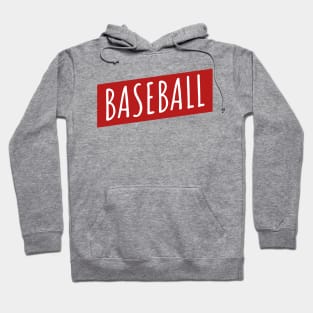 Baseball red Hoodie